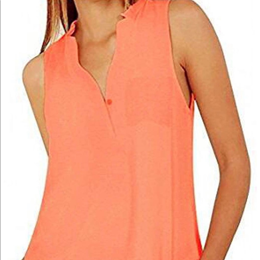 Orange blouse